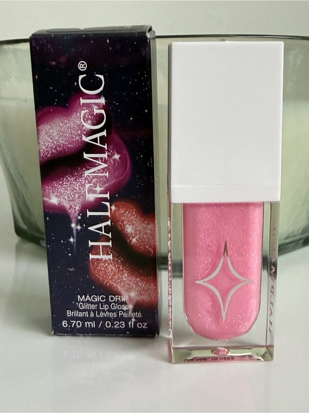 NIB Half Magic Glitter Lip Gloss - Y2K Cherub